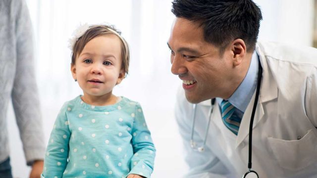 Doctor with child