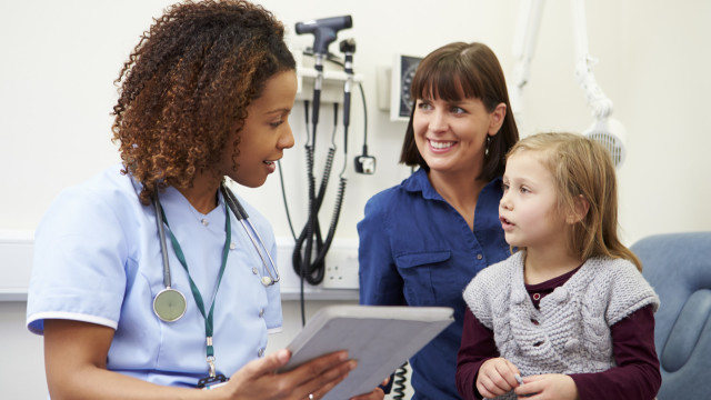 Appointment For Mother And Daughter With Nurse